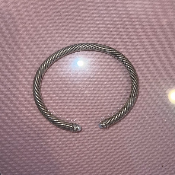 David Yurman - Cable Classics Color Bracelet with Pearls and Pavé Diamonds - Picture 5 of 5